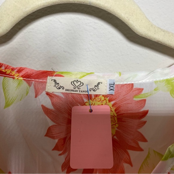 (5/$25‎ SALE ✅) Drunken Tango Sleeveless Smocked Waist Pullover Sundress  XXL - Picture 5 of 8